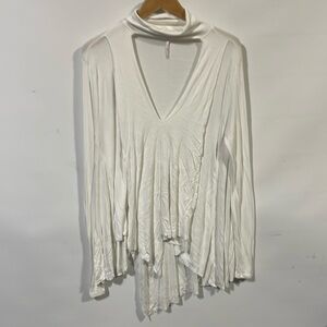 Free people long sleeve v-neck t-shirt